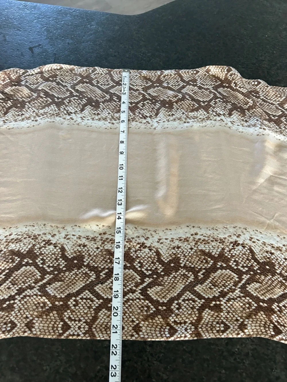 NWOT Neutral Snake Print Wrap Shawl